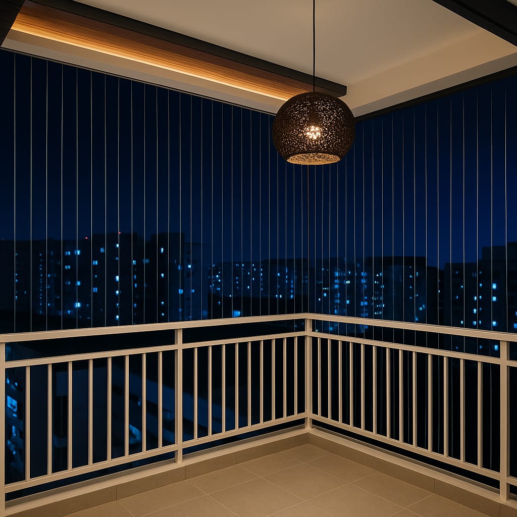 Invisible Grills Balcony Safety